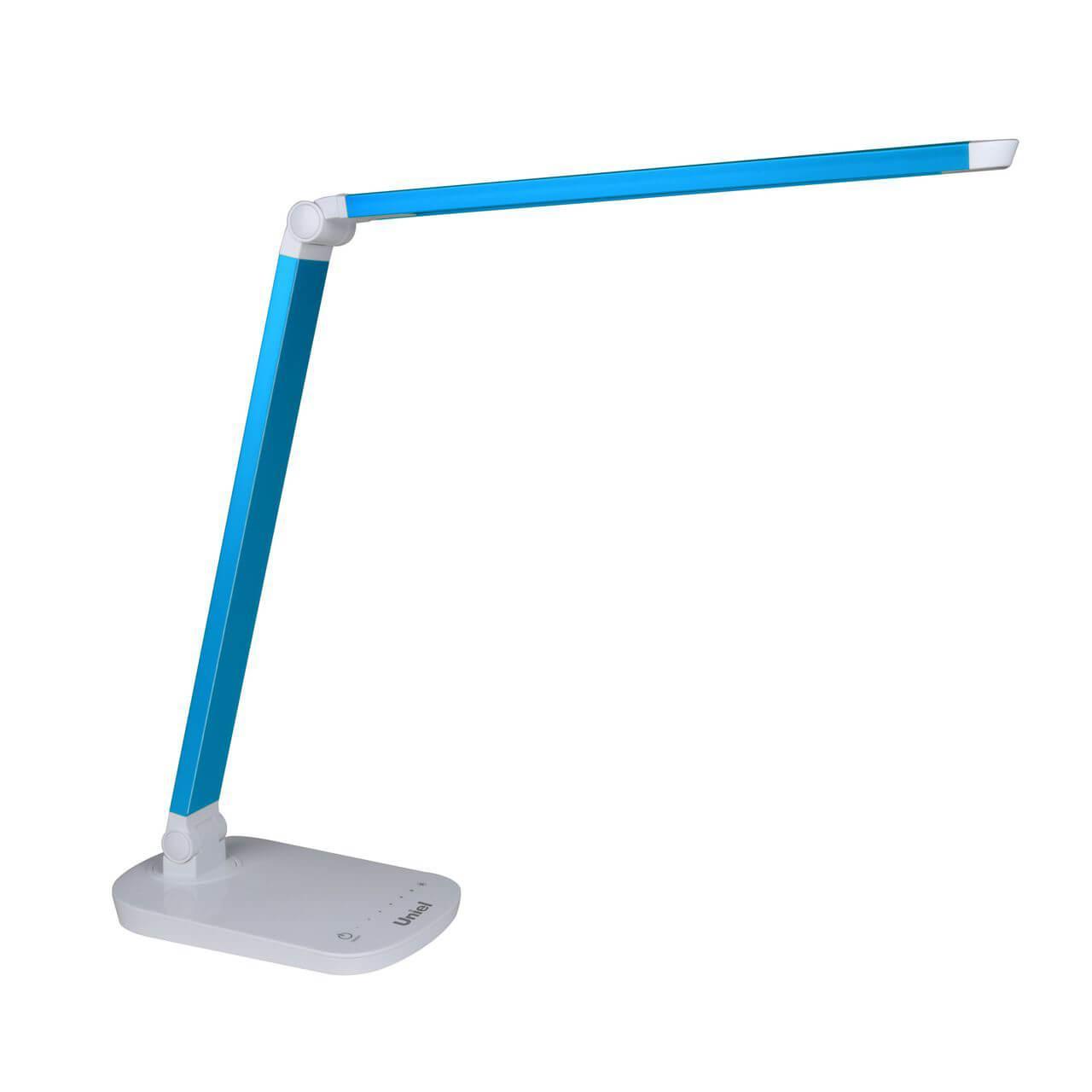 Настольная лампа Uniel TLD-521 Blue/LED/800Lm/5000K/Dimmer 10084 doormat washable blue 90x120 cm
