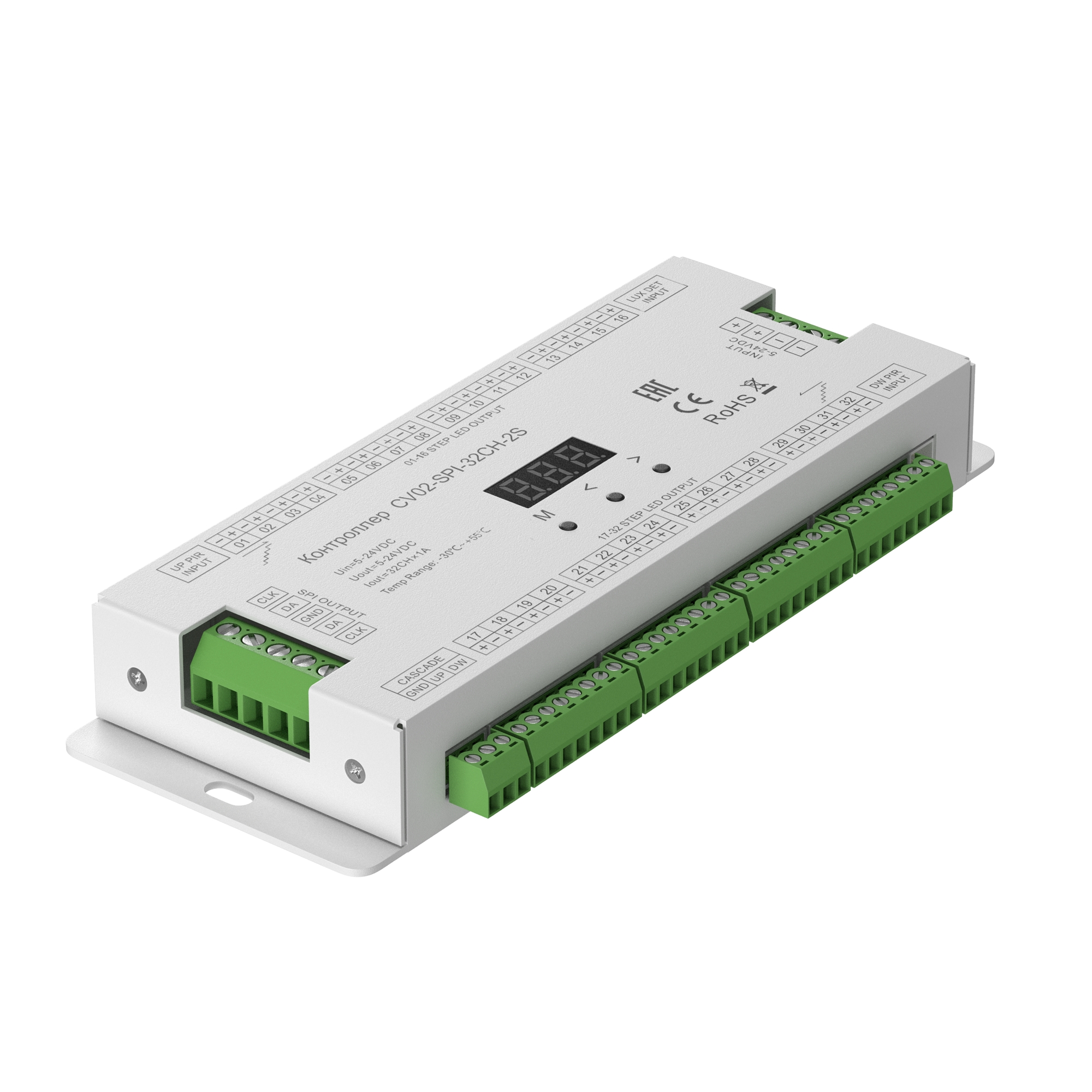 Контроллер для лестниц 32 канала DIM 1 канал SPI 711006 21990₽