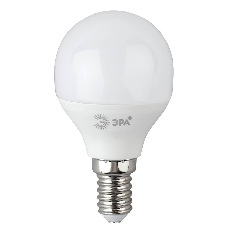 Лампа светодиодная ЭРА E14 6W 6500K матовая P45-6W-865-E14 R Б0045356