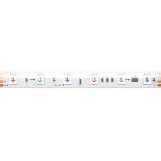 Светодиодная лента 24В 5050 14,4Вт/м RGB 5м IP68, 201249