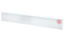 Накладной светильник LC-NS-40-WW ватт 1195*180 Теплый белый Призма с Бап-1 час