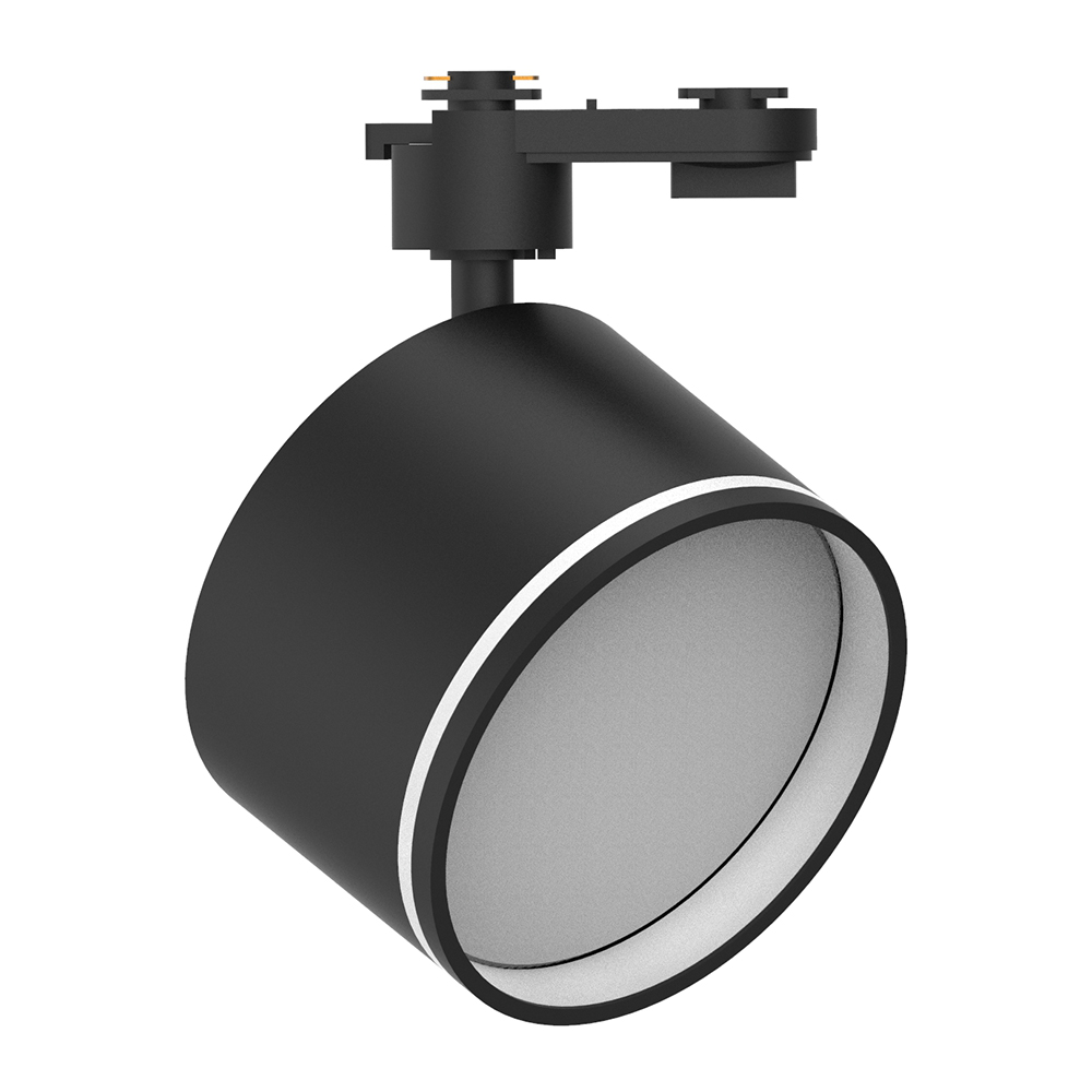 Светильник Feron AL127 трековый однофазный на шинопровод под лампу GX70, черный светильник feron al126 трековый однофазный на шинопровод под лампу gx70 белый