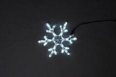 LED-XM(FR)-2D-CK005-W-18&quot;Мотив Снежинка белый