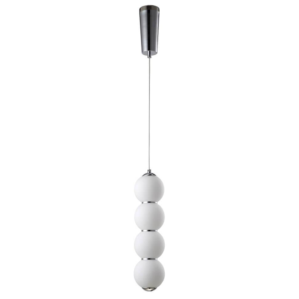 Подвесной светодиодный светильник Crystal Lux Desi SP4 Chrome/White смеситель для раковины timo helmi 4061 00 16f chrome white