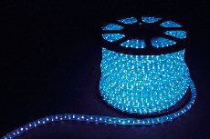 Дюралайт (лента светодиодная), 3W FERON 50м 220V 72LED/м 11х17мм, синий, LED-F3W