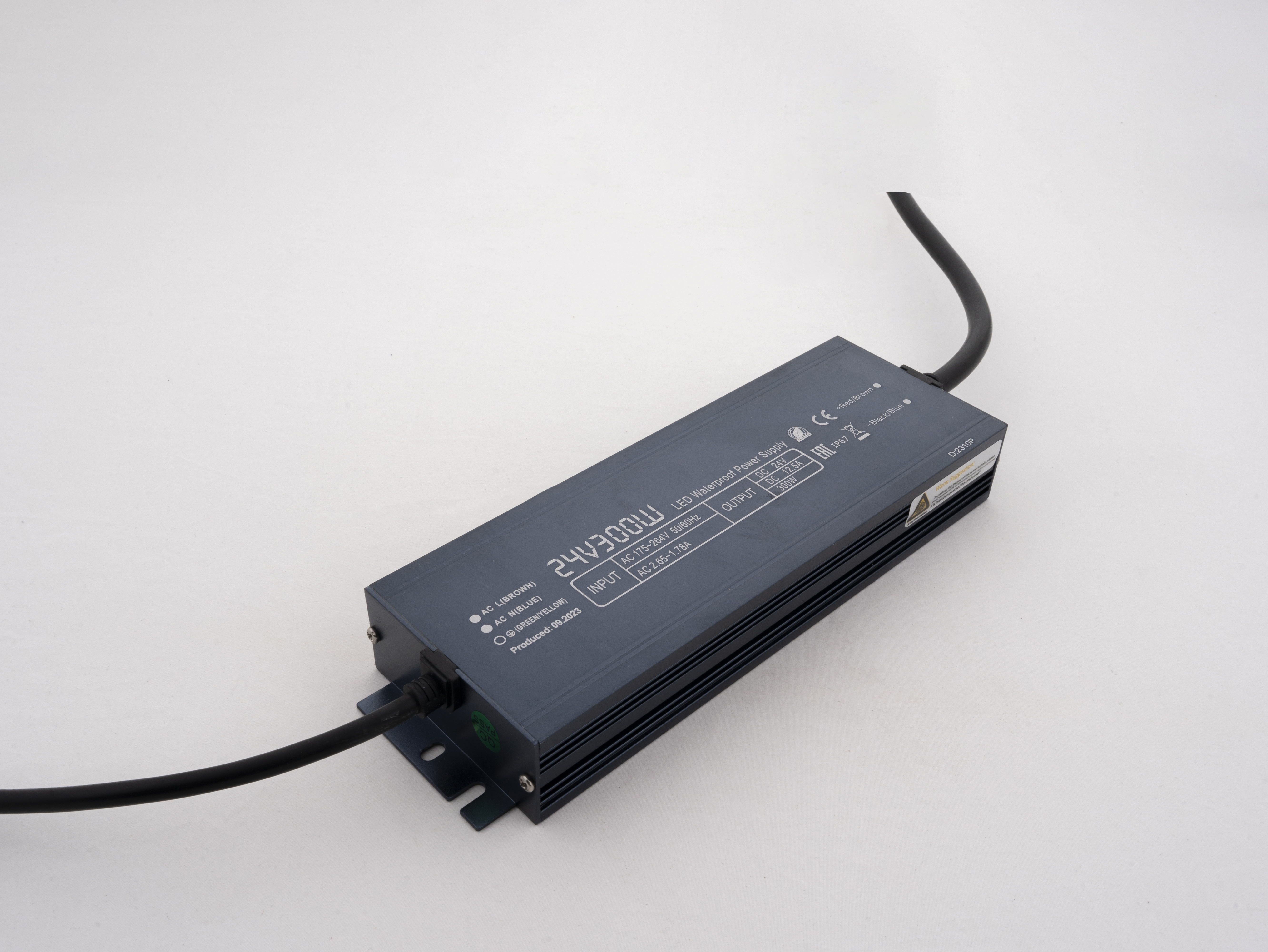 Блок питания LEDS POWER 300Вт 24В IP67 алюминий SLIM 003184 5416₽