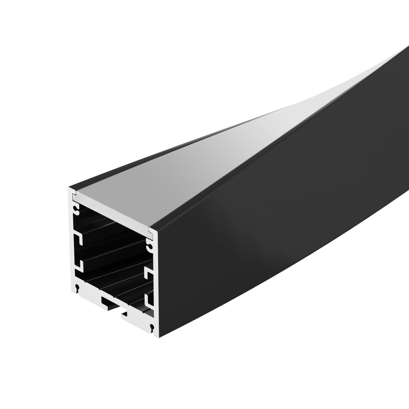 Профиль SL-ARC-3535-TWIST180-500 BLACK (Arlight, Алюминий) контейнер с крышкой одноразовый 24×12×4 3 см внутренние размеры 21×9×3 6 см 750 мл чёрный