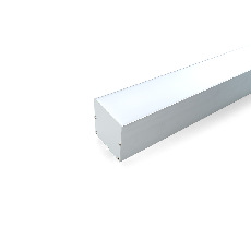 Профиль алюминиевый накладной/подвесной с отсеком для БП, серебро, CAB265