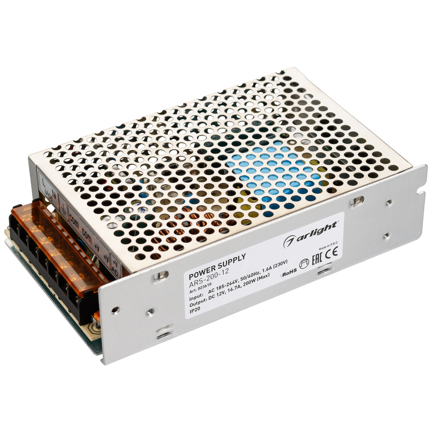 Блок питания ARS-200-12 (12V, 16.7A, 200W) (Arlight, IP20 Сетка, 2 года) сетка и режущий блок для электробритвы braun cooltec 40b