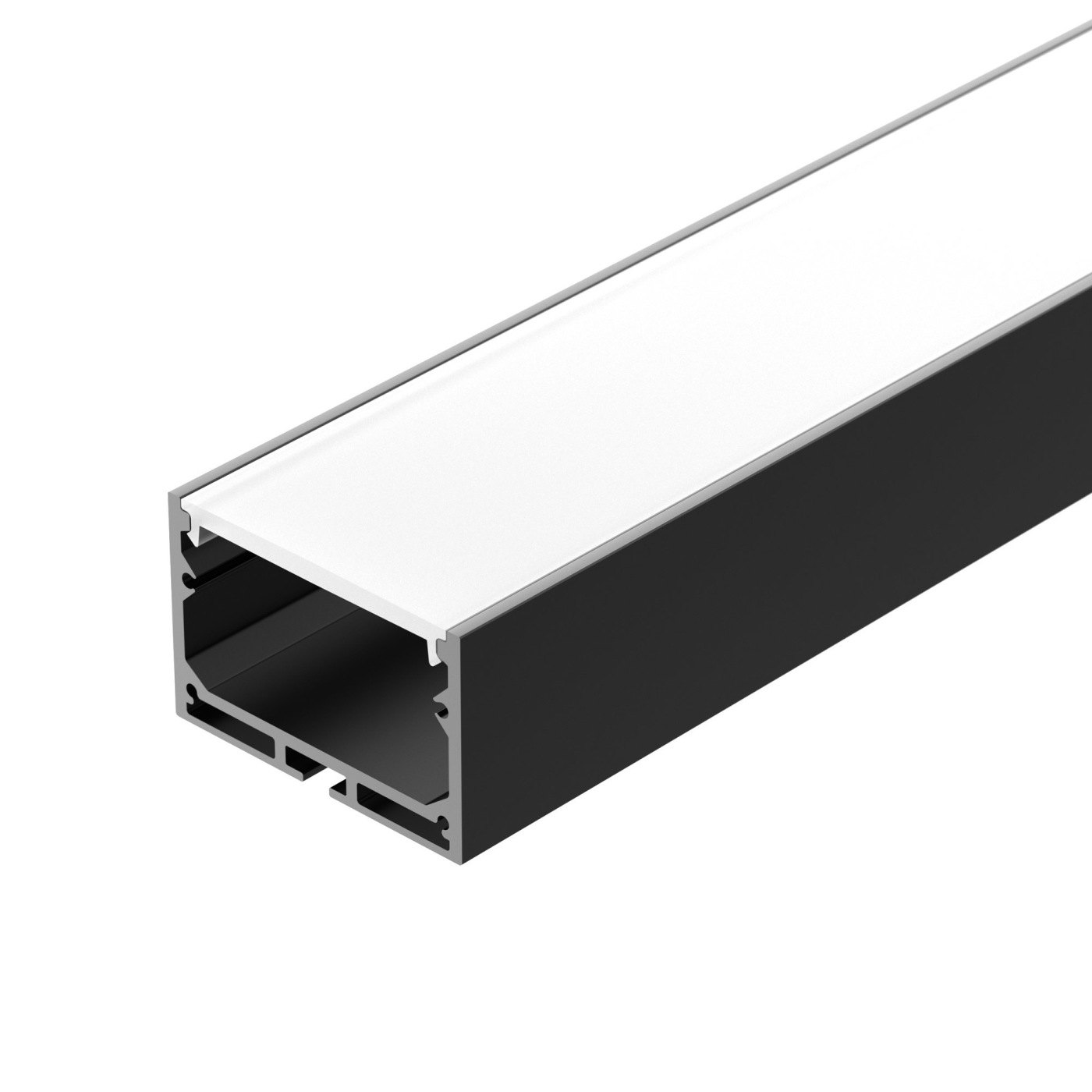 Профиль с экраном SL-LINE-4932-2500 BLACK+OPAL (Arlight, Алюминий) ручка для раздвижной двери punto soft line sl 010 чёрный