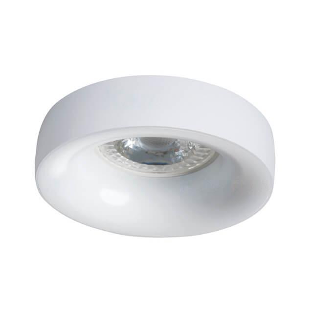 Точечный светильник Kanlux ELNIS L W 27804 светильник точечный светодиодный встраиваемый gauss frameless квадратный под отверстие 71x71мм 3 75 м² белый свет белый