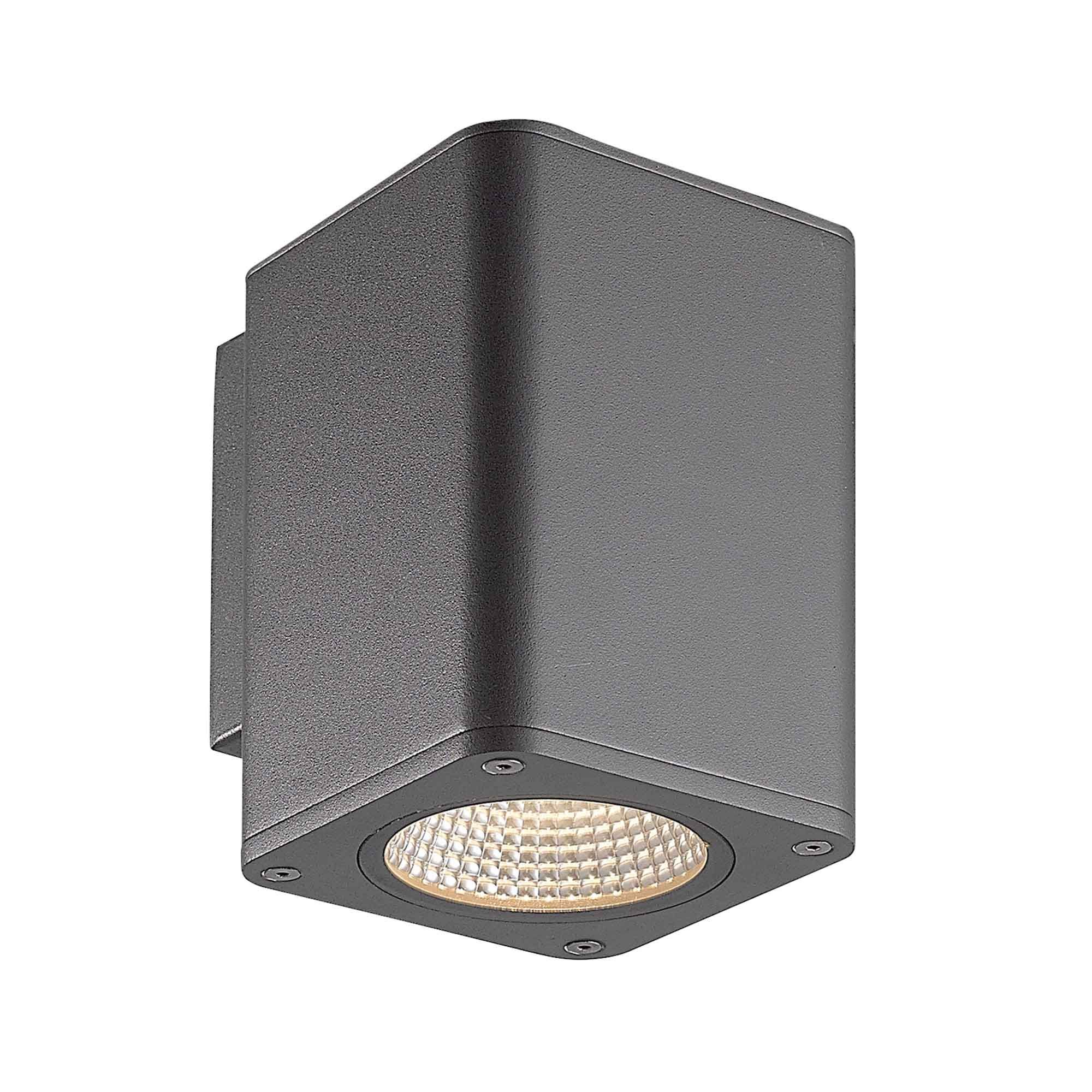 Светильник LGD-EVO-WALL-S100x100-12W Warm3000 (GR, 44 deg, 230V) (Arlight, IP54 Металл, 3 года) светильник lgd evo wall s100x100 12w day4000 gr 44 deg 230v arlight ip54 металл 3 года