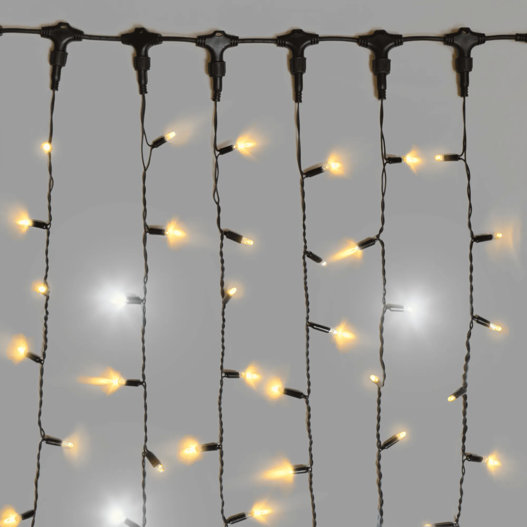 Гирлянда Занавес INOXHUB 2x9м мерцающий 1500 LED 220В IP65 черная резина 23мм ТЕПЛЫЙ БЕЛЫЙ 33110₽