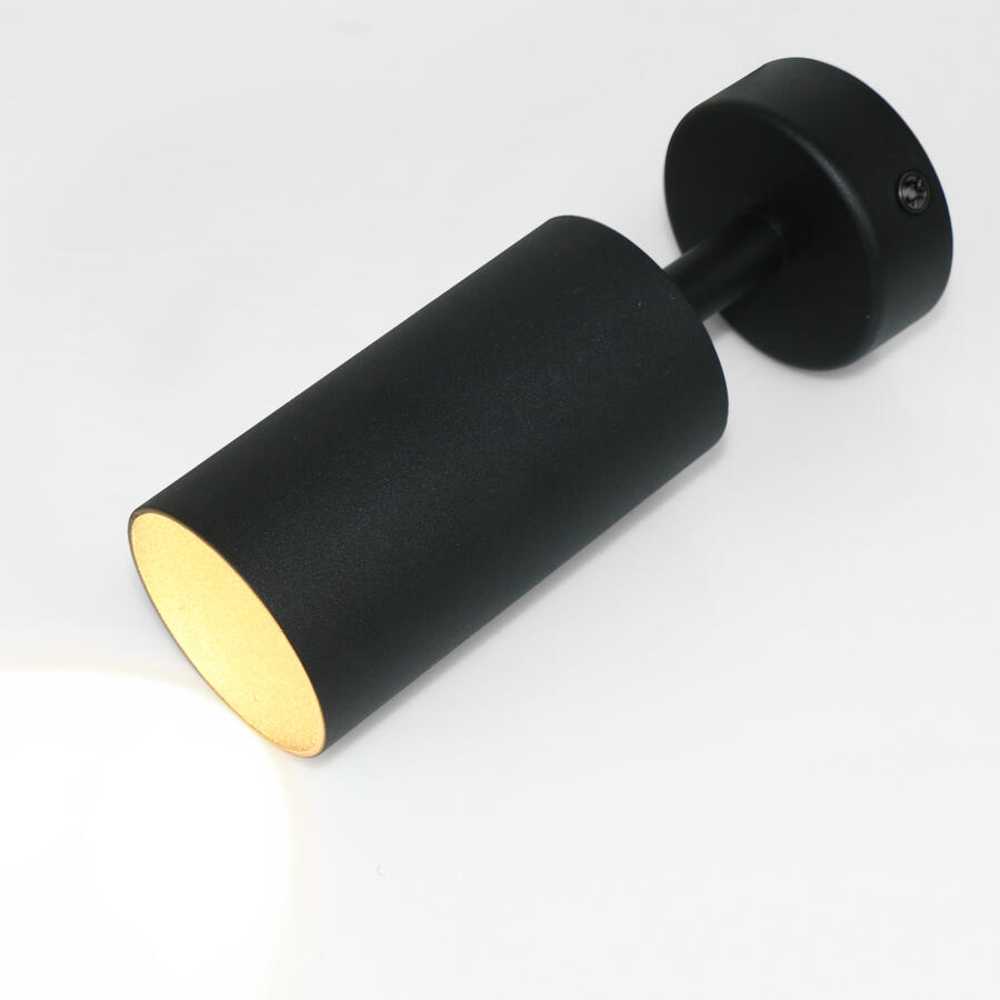 Спот на основании GWL-GU10-M-IP20 Одинарный Черный Направленный Башня 709₽