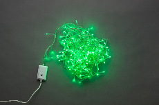 LED-BW-200-10M-240V-S-G, зеленая на прозрачн пров