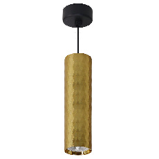 Светильник потолочный Feron ML1888 Barrel PRISM levitation на подвесе MR16 35W, 230V, чёрный, золото 55*200