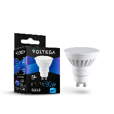 Лампа светодиодная Voltega GU10 10W 4000K матовая VG1-S1GU10cold10W-C 7073