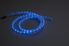 Дюралайт LED-FL-2W-100M-220V-B, синяя, 100м, 220V, D13.5*15.5cm, интервал 2,77см, 2М