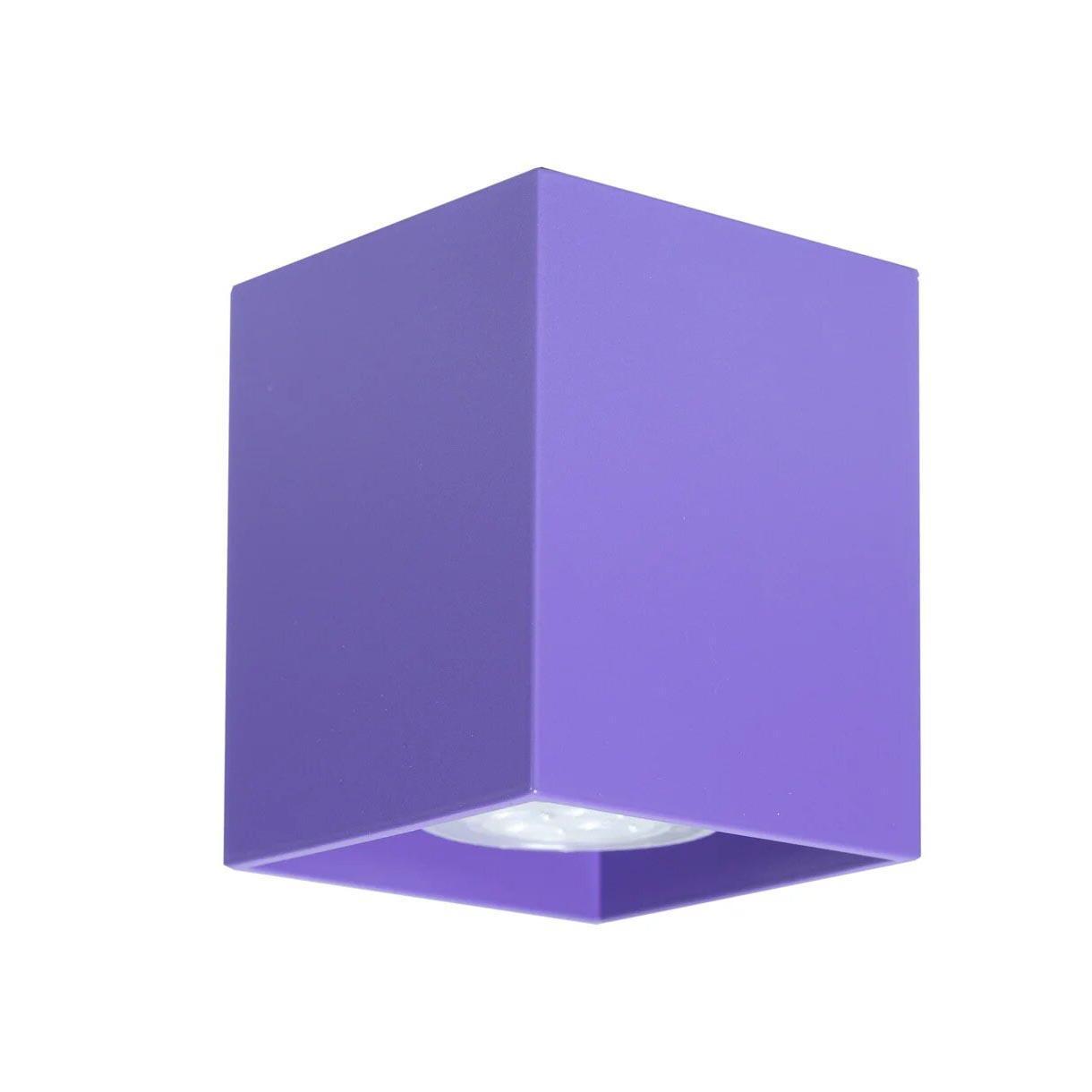 Потолочный светильник TopDecor Tubo8 SQ P1 22 светильник настольный e14 фиолетовый абажур фиолетовый rl tl011