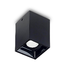Потолочный светодиодный светильник Ideal Lux Nitro 15W Square Nero 206028