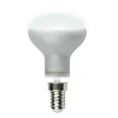 Лампа светодиодная рефлекторная Uniel E14 6W 4000K матовая LED-R50-6W/NW/E14/FR PLS02WH UL-00001492