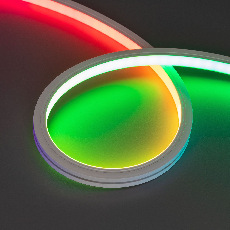 Лента герметичная SPI-WAVE-TOP-G200-18x15mm 24V RGB PX2 (26 W/m, IP54, 5m, wire x1) (Arlight, Вывод прямой, 3 года)