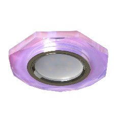 Светильник потолочный, MR16 G5.3 7-мультиколор, серебро (перламутр), DL8020-2