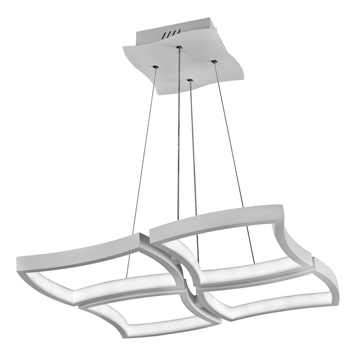 Подвесной светодиодный светильник iLedex Roomy 8196-4-D-T WH kinnls oversized outdoor portable heated folding chair lounge support 500 lbs oxford fabric roomy camping chair for fishing