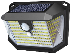 Светодиодный настенный светильник с солн.батареей GWSL-B1-10BT-1200MA-8H-IP65