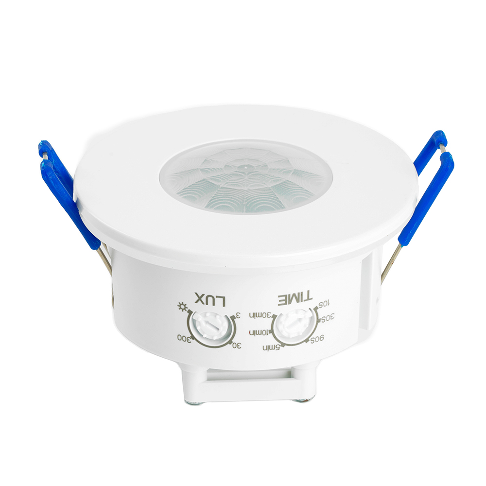 Датчик движения и освещенности 1200W 8m 120гориз 360верт белый SEN55 артикул 51519 1195₽