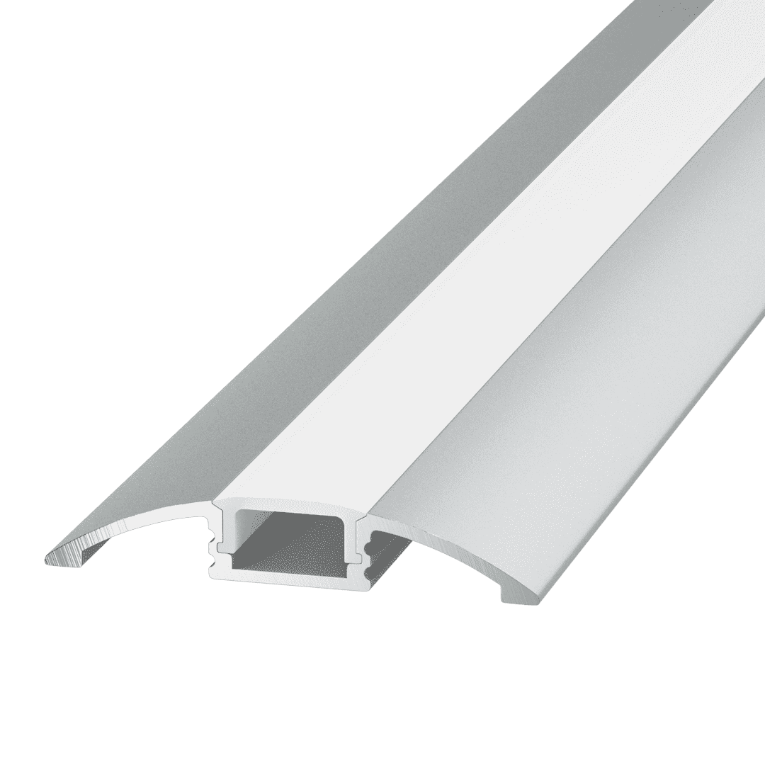 Профиль алюминиевый для светодиодной ленты SWG ARC-608FL алюминиевый профиль 16x16 r alm008s 2m