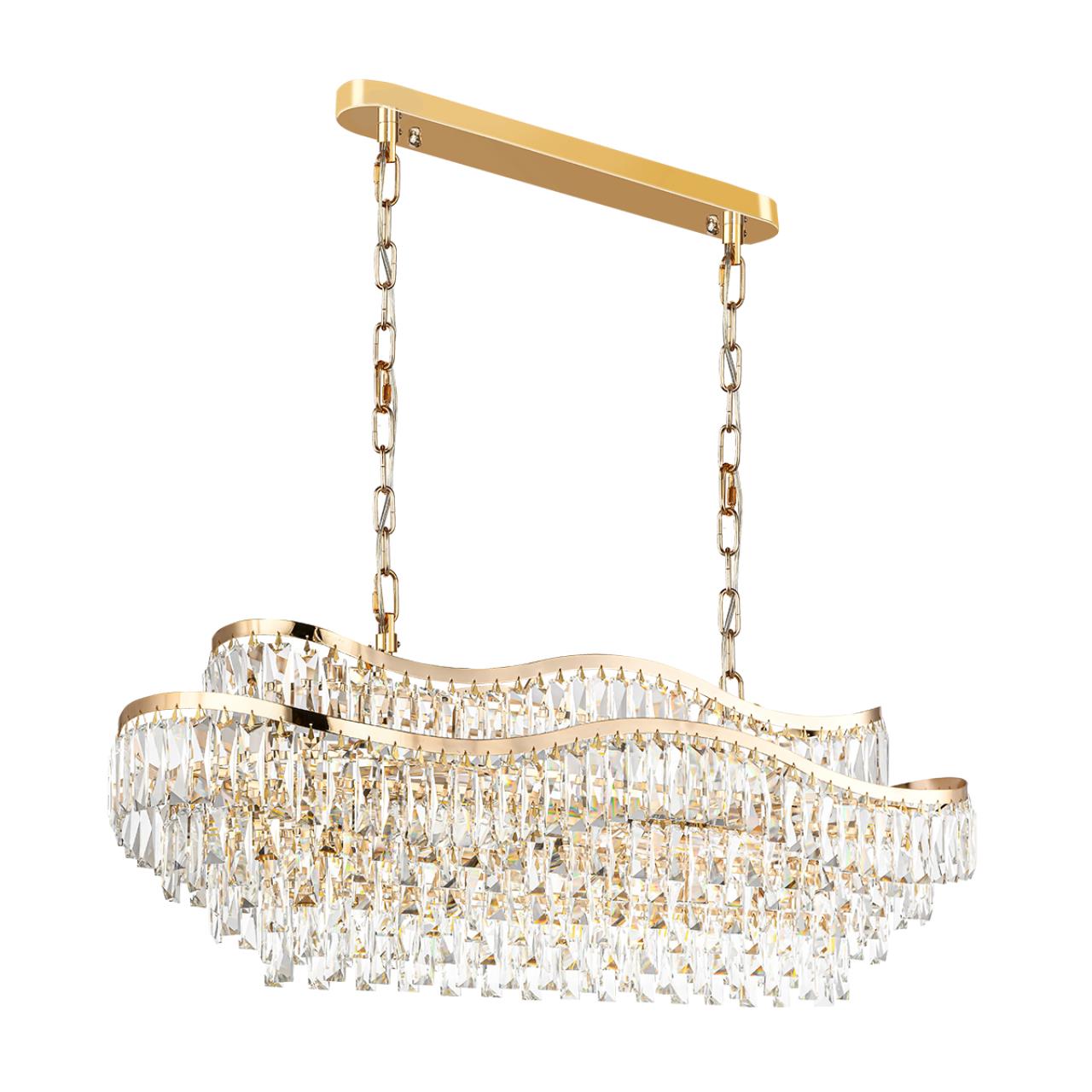 507315 HALL ODL24 623 золотопрозрачныйметаллхрусталь Люстра E14 1540W WAYTA 116991₽