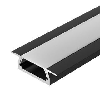 Профиль MIC-FS-3000 ANOD BLACK (Arlight, Алюминий) профиль alm flat s 2020 anod arlight алюминий
