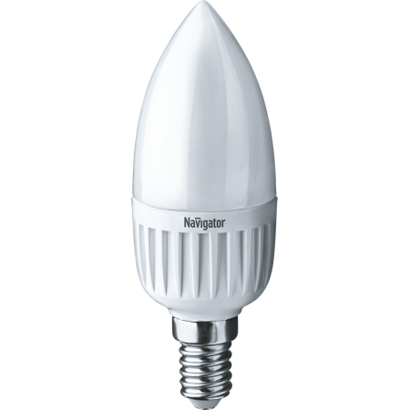 Лампа светодиодная LED 5Вт Е14 230В 6500К NLL-P-C37-5-230-6.5K-E14-FR свеча матовая