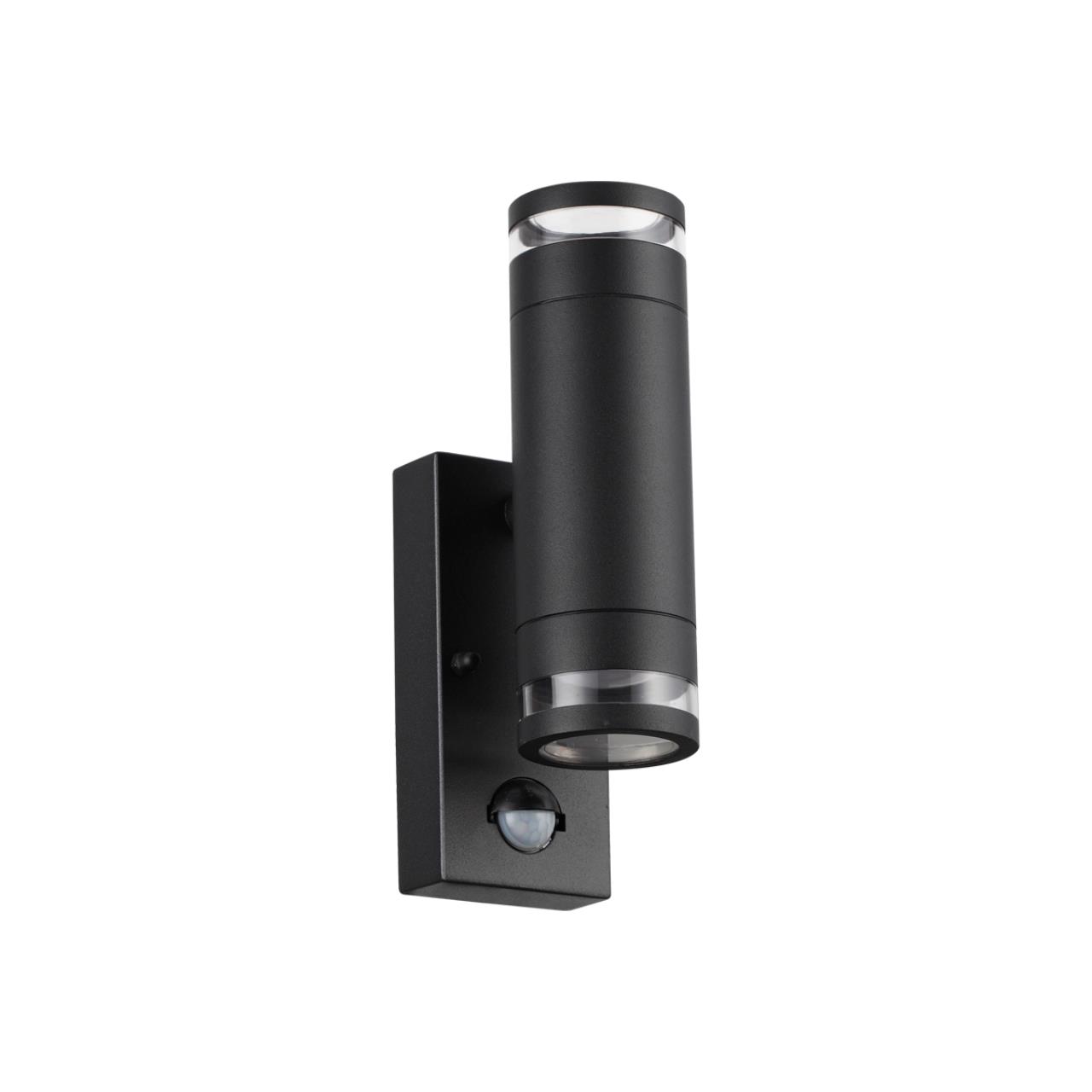 66052W HIGHTECH ODL23 731 черныйметаллпвх стойкий к УФ излучению Настенный св-к IP44 LED GU10 14W MOTTO 4570₽