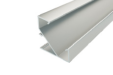 Профиль для светодиодной ленты угловой алюминиевый LC-LPU-3333-2 Anod