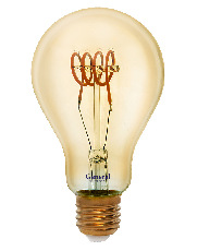 Лампа GLDEN-A75SS-6-230-E27-1800 Золотая