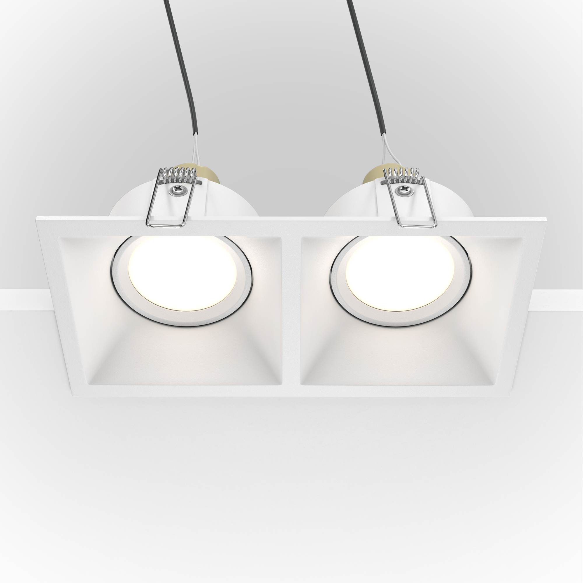 Встраиваемый светильник Dot GU10 2x50Вт DL029-2-02W встраиваемый подогреватель для посуды bosch bic630nb1