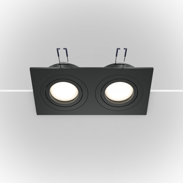 Встраиваемый светильник Atom DL024-2-02B краска акриловая шедевр чёрный 60 г