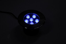 Прожектор G-MD100-B грунтовой LED-свет синий D150, 6W, 12V