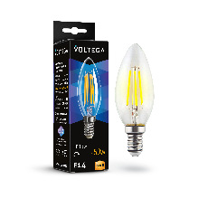 Светодиодная лампа Crystal Candle 5W 2700K E14 DIM 340°