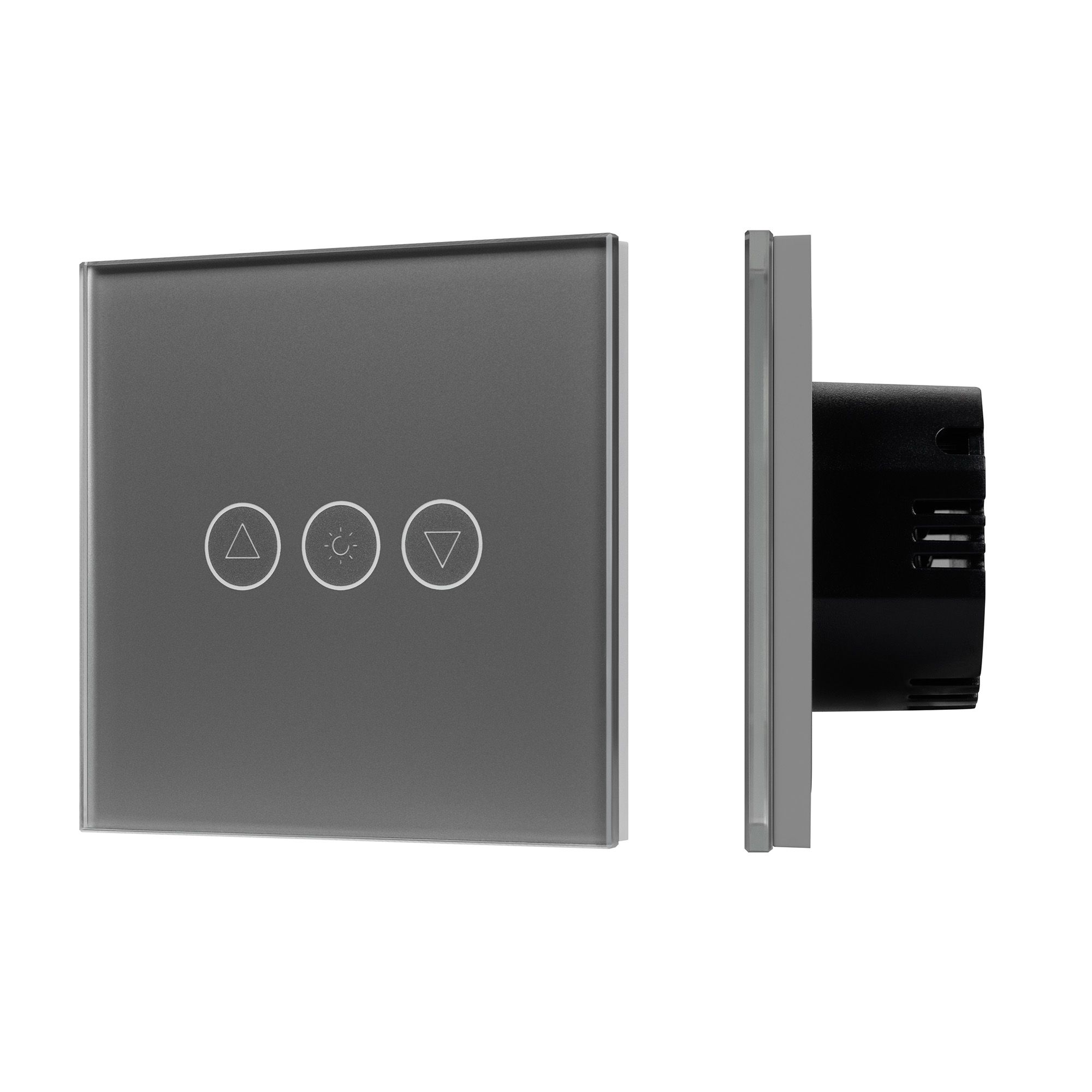 Светорегулятор сенсорный с Zigbee управлением SWT-OMALI-SD3-ZB-GR (250V, 500W) (Arlight, Стекло)