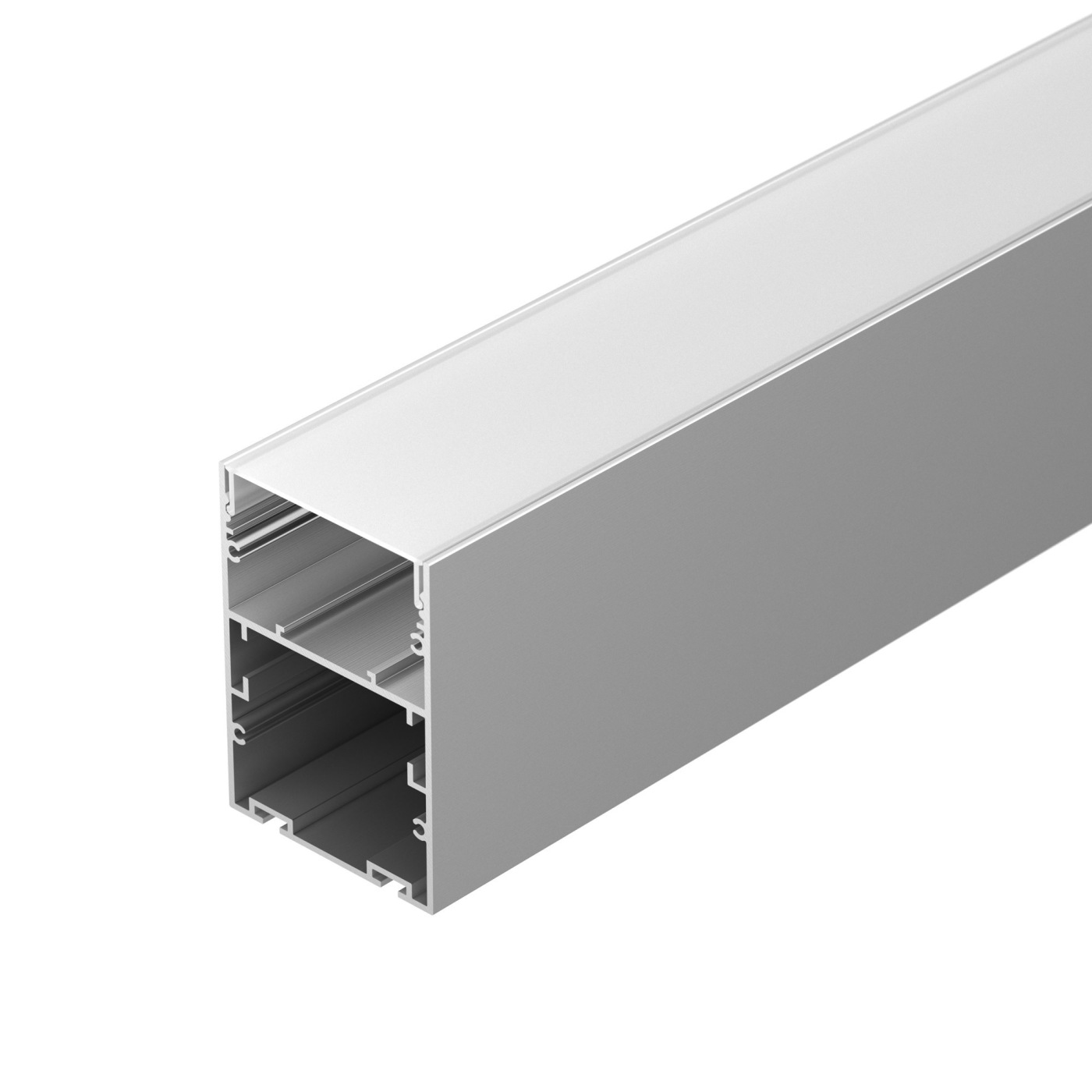 Профиль ARH-LINE-6085-2000 ANOD профиль алюминиевый накладной подвесной с отсеком для бп серебро cab267