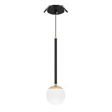Светильник SP-BEADS-HANG-BUILT-T-R100-8W Warm3000 (BK-GD, 180 deg, 230V) (Arlight, IP20 Металл, 5 лет)