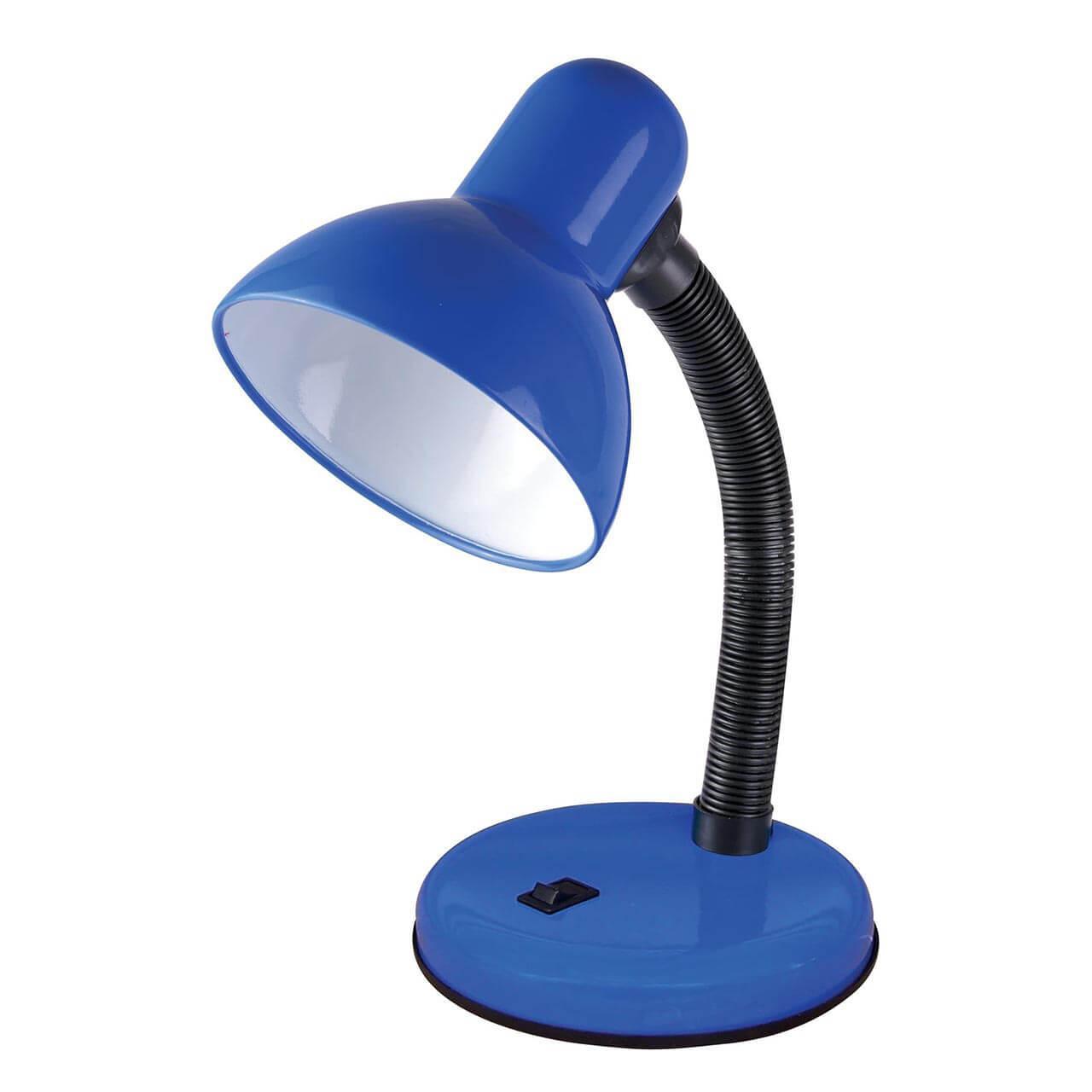 Настольная лампа Uniel TLI-224 Light Blue E27 09412 лампа светодиодная филаментная volpe e27 220 в 5 вт конус прозрачный с золотистым напылением 470 лм теплый белый свет