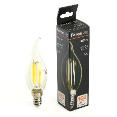 Лампа светодиодная Feron.PRO LB-1216 Свеча на ветру E14 6W 175-265V 4000K