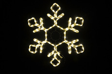 LED-XM(FR)-2D-CK012-WW-30'' Снежинка тепло-белая 79х69см