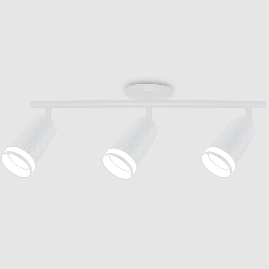 Спот на основании GWL-3GU10-M-IP20 Тройной Белый с боковым рассеивателем Кирпич 3285₽