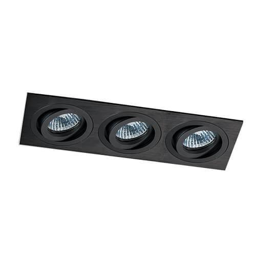 Встраиваемый светильник Italline SAG303-4 black жаровня гранит black induction pro 4 л стеклянная крышка антипригарное покрытие индукция чёрный
