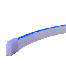 Гибкий неон 10x4 24В 9,6 Вт/м Blue IP67 5м